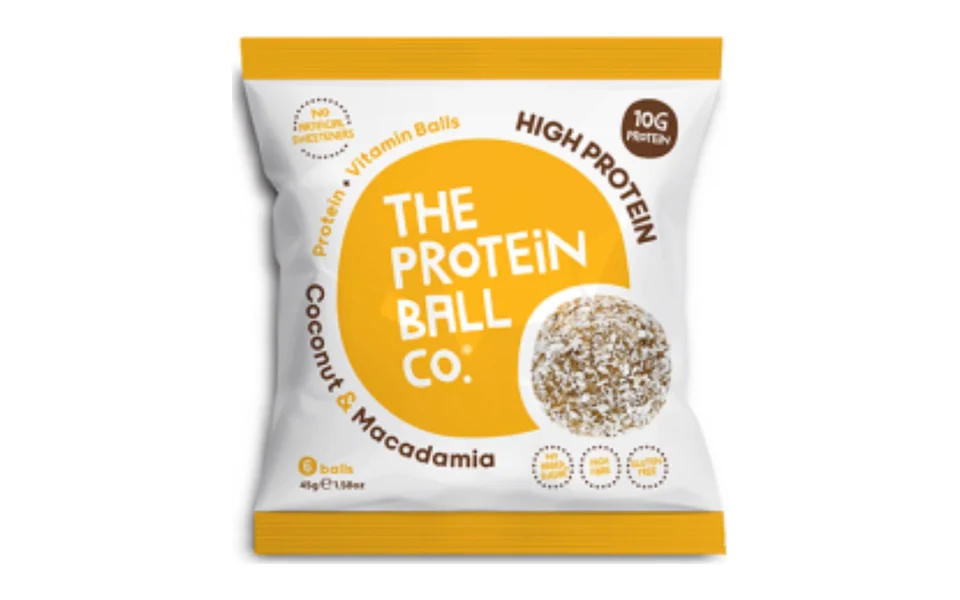 The Protein Ball Co. Coconut & Macadamia Protein Balls